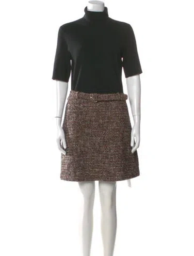 Pre-owned Theory Merino Wool Mini Dress