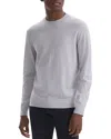 Theory Riland Crewneck Sweater In Light Bilen In Vapor Melange