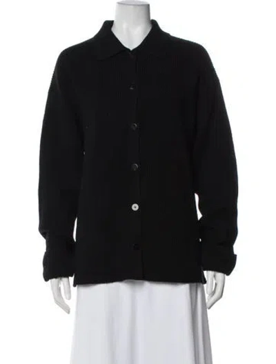 Pre-owned Theory Merino Wool Sweater In Black