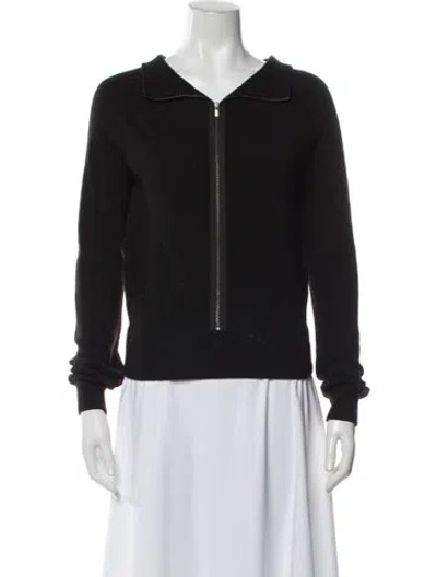 Pre-owned Theory Merino Wool Sweater In Black