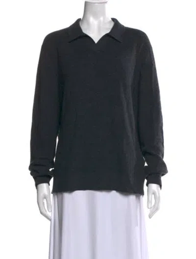 Pre-owned Theory Merino Wool Sweater In Grey