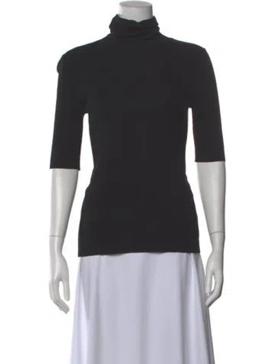 Pre-owned Theory Merino Wool Turtleneck Sweater In Gray