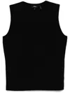Theory Merino Wool Vest In Black