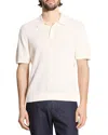 Theory Mesh Regular Fit Polo Shirt In White