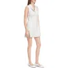 Theory Micro Houndstooth Linen Blend Minidress