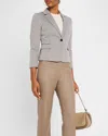 Theory Houndstooth Blazer In Cindr Mult