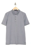 Theory Micro Jacquard Polo In Eclipse/olympic