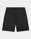 Theory Mid-length Shorts In Black