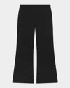 Theory Mid-rise Kick Pants In Black