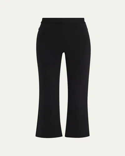 Theory Mid-rise Kick Pants In Black