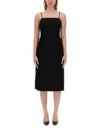 Theory Good Strappy A-line Linen Blend Dress