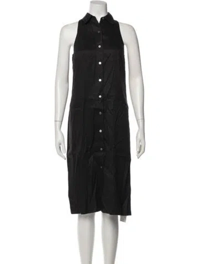 Pre-owned Theory Midi Length Dress In Black