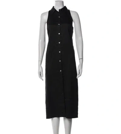 Pre-owned Theory Midi Length Dress W/ Tags In Black