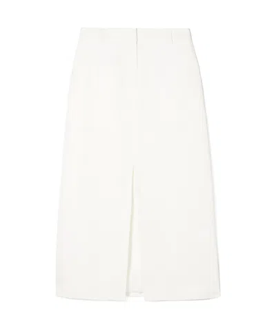 Theory Midi Trouser Skirt In White