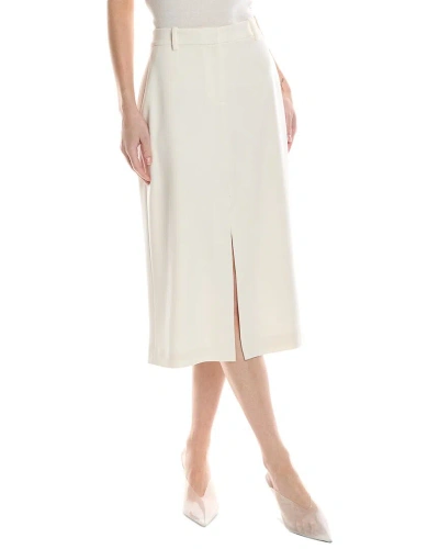 Theory Midi Trouser Skirt In White