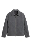 Theory Milo Loft Wool Blend Jacket In Dark Pestle Melange