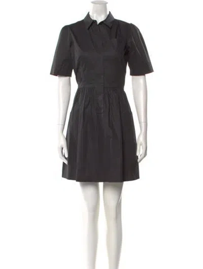 Pre-owned Theory Mini Dress In Black