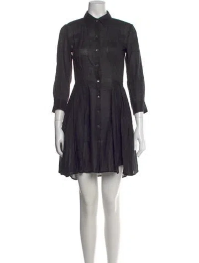 Pre-owned Theory Mini Dress In Black