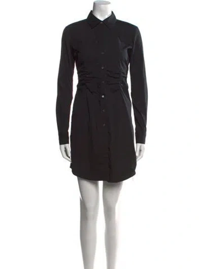 Pre-owned Theory Mini Dress In Black