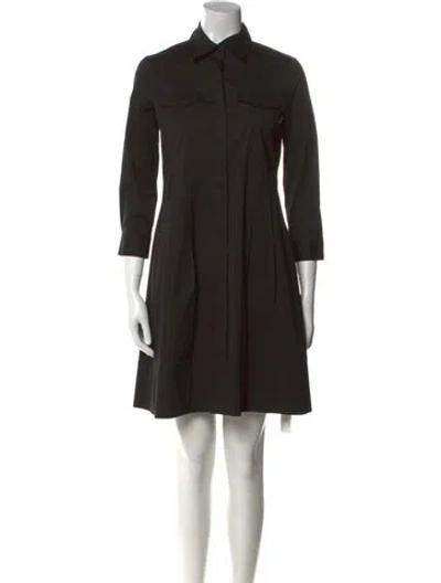 Pre-owned Theory Mini Dress In Black