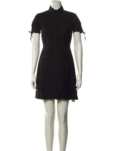 Pre-owned Theory Mini Dress In Black