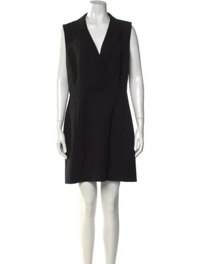 Pre-owned Theory Mini Dress In Black