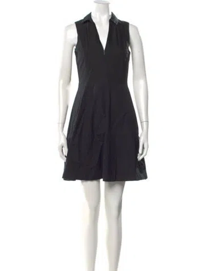 Pre-owned Theory Mini Dress In Black