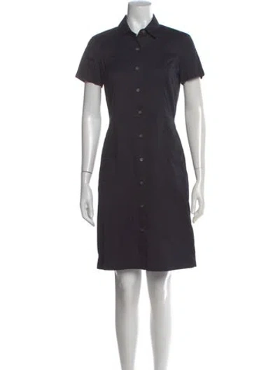 Pre-owned Theory Mini Dress In Black