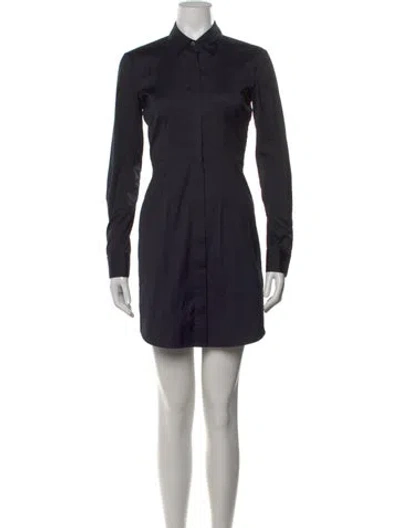 Pre-owned Theory Mini Dress In Black