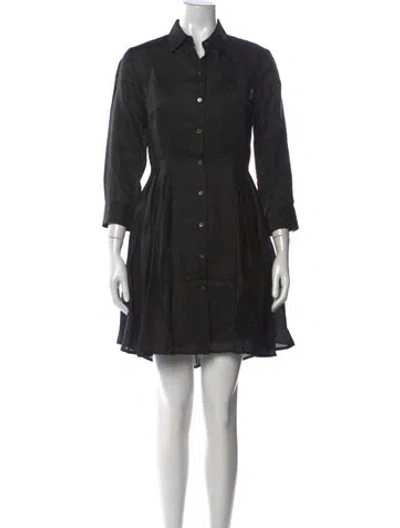 Pre-owned Theory Mini Dress In Black