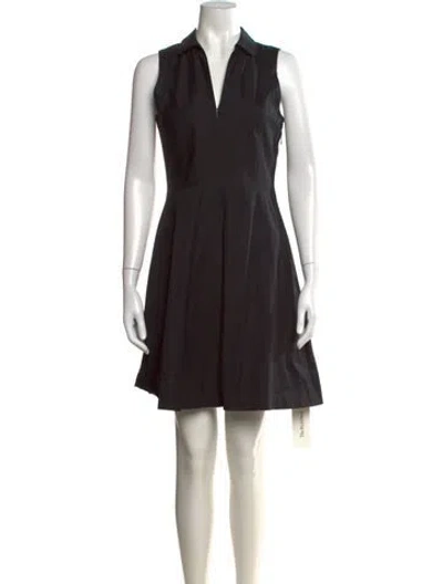 Pre-owned Theory Mini Dress In Black