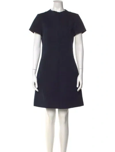 Pre-owned Theory Mini Dress In Blue