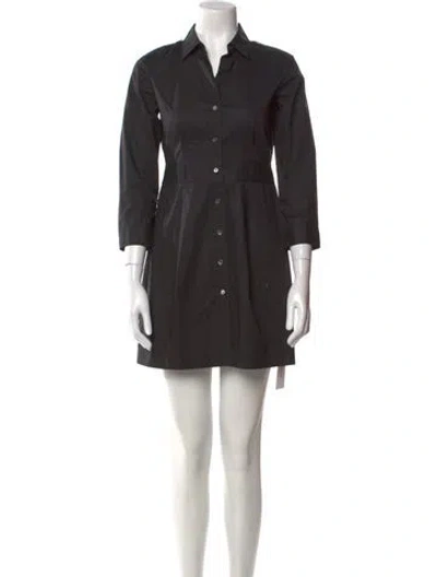 Pre-owned Theory Mini Dress In Gray
