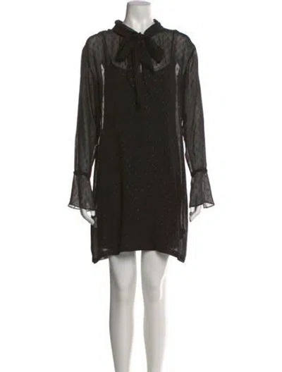 Pre-owned Theory Mini Dress In Multi