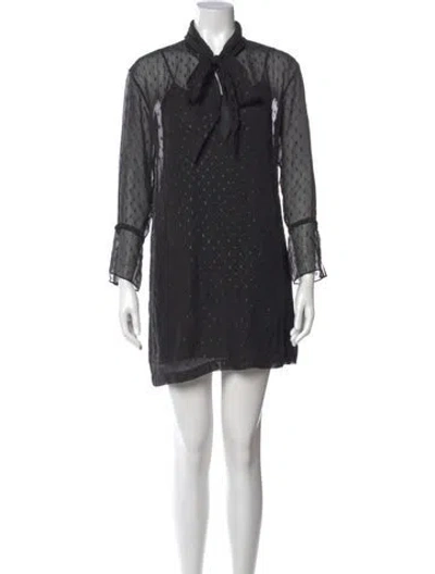 Pre-owned Theory Mini Dress In Multi