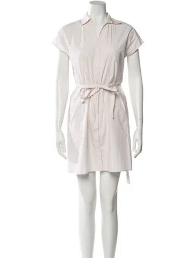 Pre-owned Theory Mini Dress In Neutral