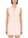 Theory Mini Dress With Spear Lapels