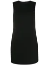 Theory Mini Shift Dress In Black