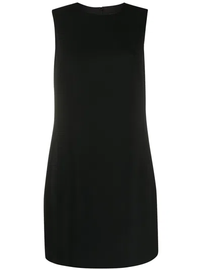 Theory Mini Shift Dress In Black