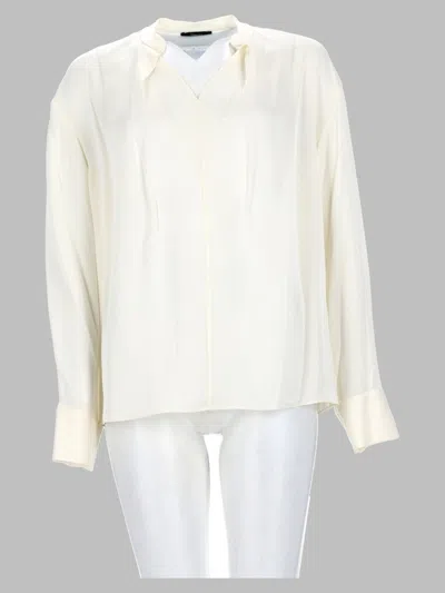 Theory Mini Shirting Shirt For Women In Ivory