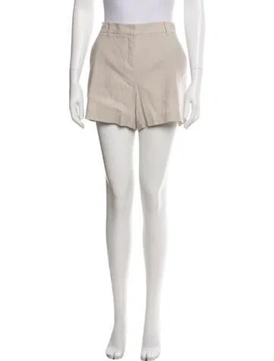 Pre-owned Theory Mini Shorts In Gray