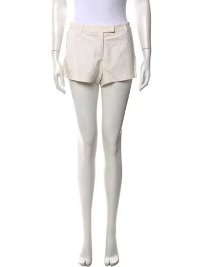 Pre-owned Theory Mini Shorts In Neutral