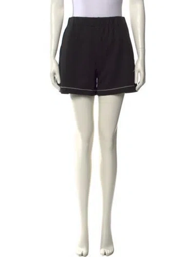 Pre-owned Theory Mini Shorts W/ Tags In Black