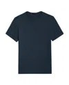 Theory Blue Crewneck T-shirt In Black