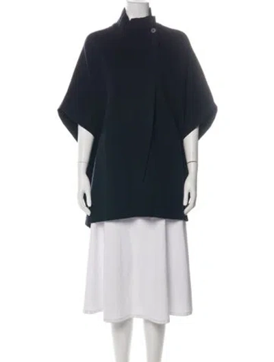 Pre-owned Theory Mock Neck Sweater In Black