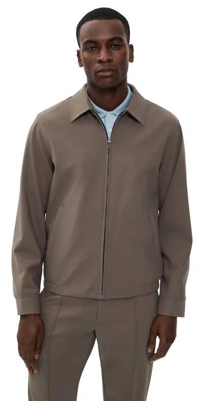 Theory Mod Blouson Jacket Morel In Brown