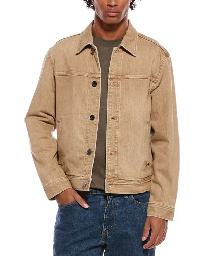 Theory Mod Trucker Jacket In Neutral