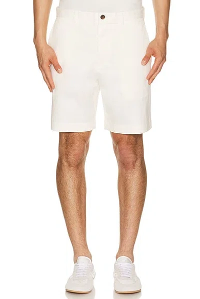 Theory Moonsoft Cotton Standard Shorts In White