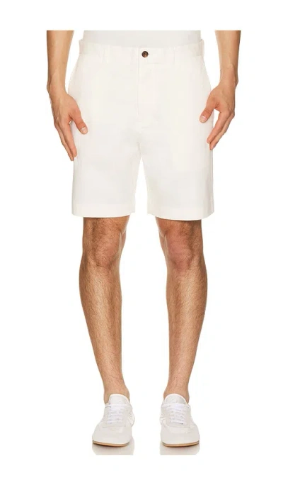 Theory Moonsoft Cotton Standard Shorts In White