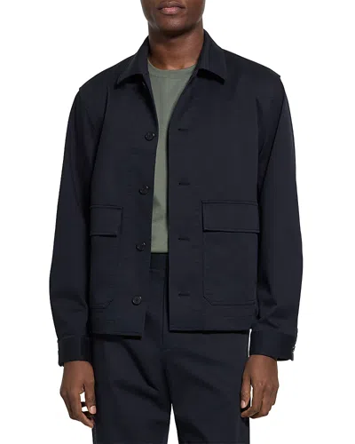 Theory Moonsoft Jacket In Blue